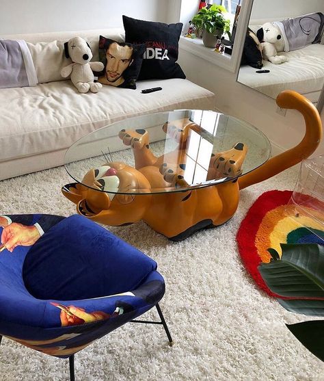 Uglydesign on Instagram: “One-of-a-kind handmade Garfield coffee table, owned by @avanope ✨” Garfield Coffee, Deco Retro, Room Deco, Aesthetic Rooms, Pretty Room, Cool Ideas, Apartment Inspiration, Room Inspiration Bedroom, Room Ideas Bedroom