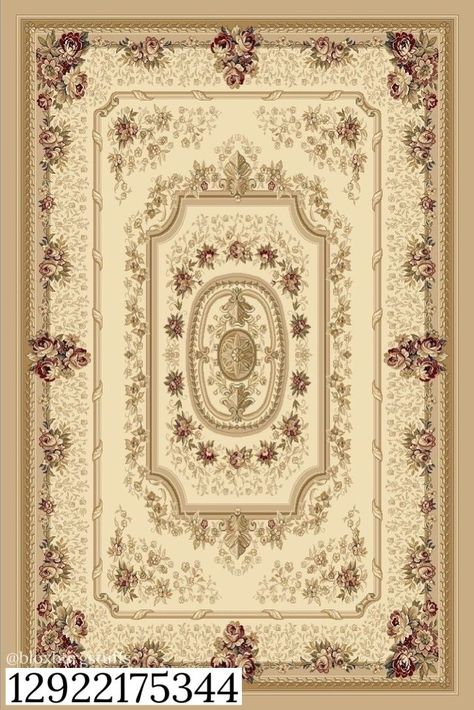 Bloxburg Victorian House, Victorian Rug, Victorian Castle, Victorian Carpet, Castle House Design, House Decals, Bloxburg Decals Codes Wallpaper, Code Wallpaper, Bloxburg Decals Codes