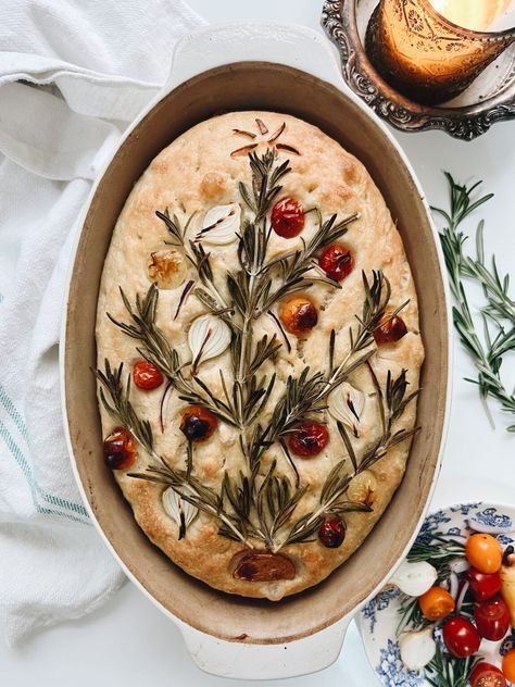 Christmas Tree Focaccia - Bev Cooks Christmas Focaccia Bread, Christmas Focaccia, Bev Cooks, Traditional Christmas Food, Foccacia Bread, Focaccia Bread Recipe, Vegetarian Christmas, Christmas Bread, Bread Art