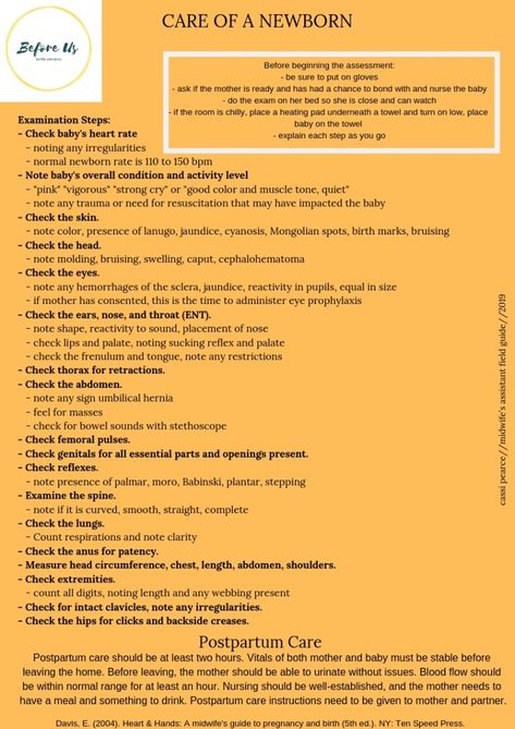 Assignment 6.4 Midwife’s Assistant Field Guide: Care of the Newborn Midwife School, Midwifery Notes, Enrolled Nurse, Midwife Assistant, Becoming A Midwife, Certified Nurse Midwife, Newborn Nursing, Doula Care, Nursing Cheat