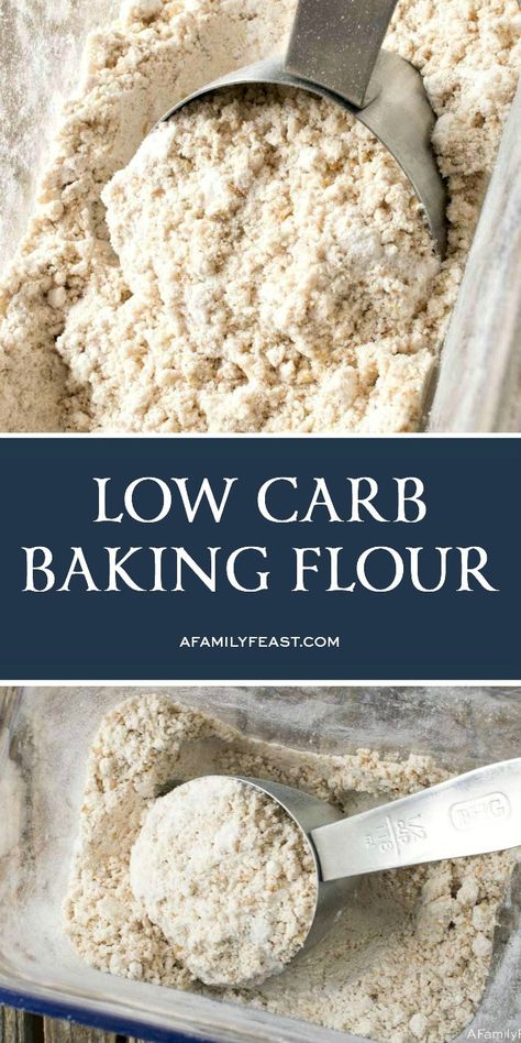 A low carb baking flour recipe specially formulated for sweet treats. Bamboo Fiber Flour Recipes, Dolce Poche Calorie, Stevia Recipes, Keto Flour, Keto Baking, Low Carb Peanut Butter, Low Carb Flour, No Carb Recipes, Low Carb Low Sugar