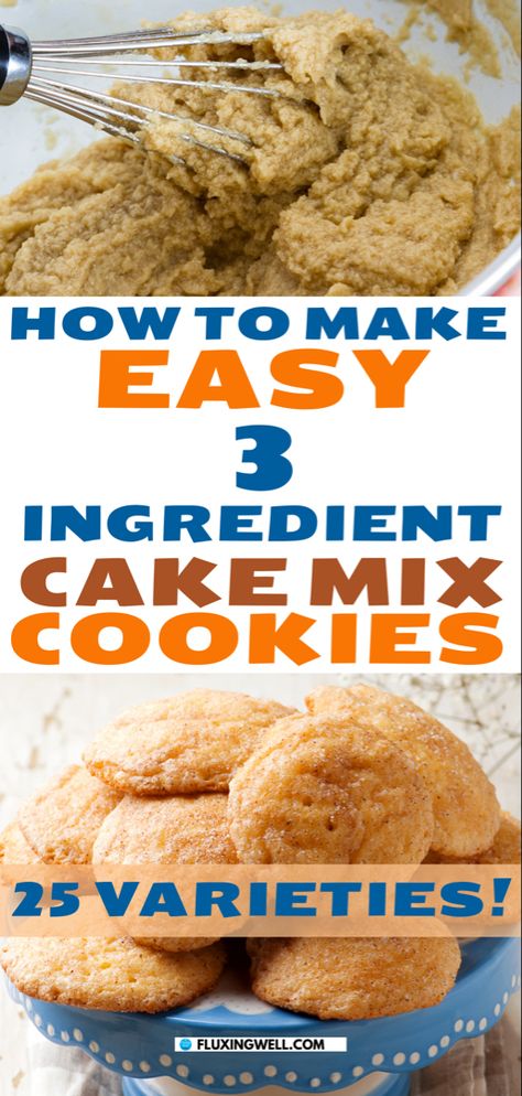 Easy 3-Ingredient Cake Mix Cookies Kid Friendly Baking Recipes Fun, Easy Cookies With Cake Mix Boxes, Cookies From Cake Mix 3 Ingredients, Cake Mix Cookie Recipes 3 Ingredients, Lemon Cake Mix Cookies 3 Ingredients, Easy Cake Mix Cookies 3 Ingredients, 3 Ingredient Cakes Easy, 3 Ingredient Cake Mix Cookies, Yellow Cake Mix Cookies 3 Ingredients