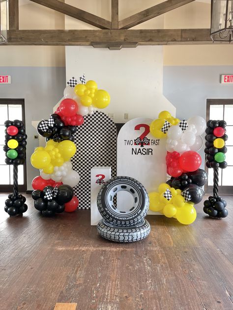 Hot Wheels Birthday Balloons, 2 Fast Birthday Party Theme, 2 Fast 2 Curious Birthday Decor, 2 Fast 2 Curious Birthday Party, Too Fast Too Curious Birthday, 2 Fast 2 Curious Birthday Cake, Two Fast Too Curious Birthday, Two Fast Two Curious Birthday Party Boy, Race Party Decorations