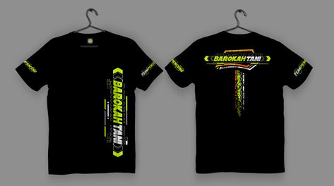 desain kaos racing simple