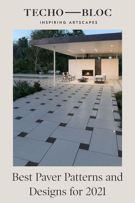 Paver Patterns, Terrace Tiles, Terrace Floor, Paver Designs, Porch Tile, Patio Slabs, Driveway Design, Patio Tiles, Floor Tile Design