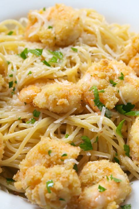 Garlic Bread Shrimp Frozen Garlic, Easy Shrimp Recipes, Frozen Garlic Bread, Cooked Shrimp Recipes, Breaded Shrimp, Shrimp Dinner, Shrimp Recipes Easy, Easy Shrimp, Shrimp Pasta Recipes