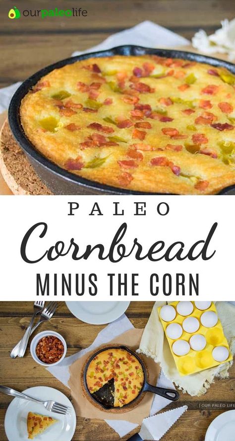 Whole 30 Cornbread, Paleo Cornbread, Aip Bread, Pegan Recipes, Paleo Breads, Paleo Ideas, Paleo Thanksgiving, Thanksgiving Breakfast, Best Paleo Recipes