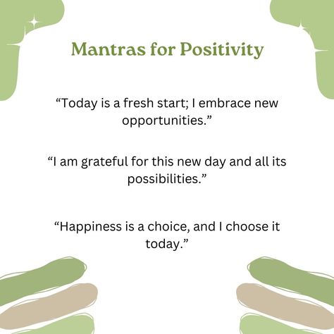 Morning mantras are positive affirmations or phrases recited at the start of the day to inspire focus, positivity, and motivation. They help set the tone for a productive and mindful day. .......................................... ............................................................. #morningmantras #DailyInspiration #PositiveVibes #Mindfulness #MorningMeditation #SelfCare #Theseventhcenter Morning Mantras, Morning Mantra, Morning Meditation, Happiness Is A Choice, I Am Grateful, Fresh Start, New Opportunities, Choose Me, The Start