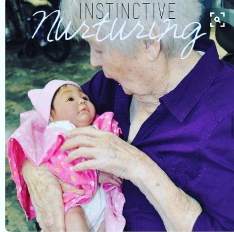 💗Taking care of a baby is such a strong and fulfilling occupation and people that have dementia still have that instinct. ⠀ Therapeutic Recreation, Alzheimers Activities, Doll Therapy, Recreation Therapy, Elderly Activities, Activity Director, Senior Activities, Memory Care, Elderly Care