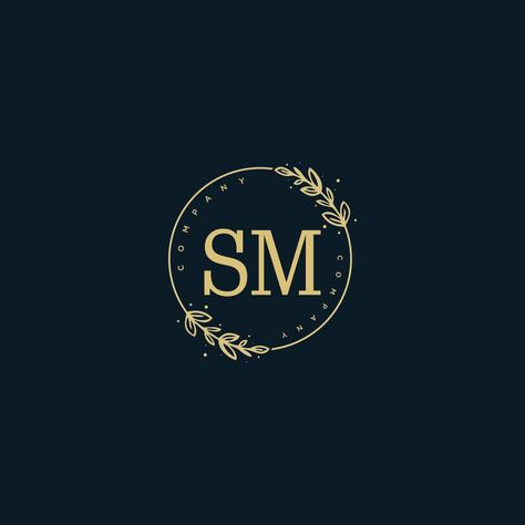 Logo Design Sm, Sm Logo Design, Sm Logo, Design Handwriting, Handwriting Logo, Billionaire Life, Handwritten Logo, Elegant Logo Design, Logo Design Art