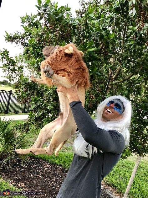 Rafiki And Simba, Rafiki Costume, Simba Costume, Casual Halloween Costumes, Lion King Costume, Great Costume Ideas, Lion King Jr, Lion Costume, Costume Works