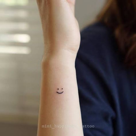 Smiley Tattoo, Tattoo On The Wrist, Jonboy Tattoo, Sacred Tattoo, Flamingo Tattoo, Explore Tattoo, Boy Tattoos, Fine Line Tattoos, Little Tattoos