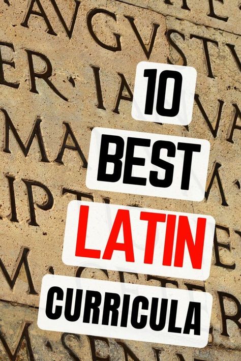 Teach your kids LATIN for a richer and deeper understanding of ENGLISH! These are some of the best programs available today. 10 Best Latin Homeschool Curriculum Options [BEST LIST]  #compassclassroom #memoriapress #bjupress #latinhomeschool Learn Latin, Classical Education, Language Skills, Homeschool Curriculum, Education, 10 Things