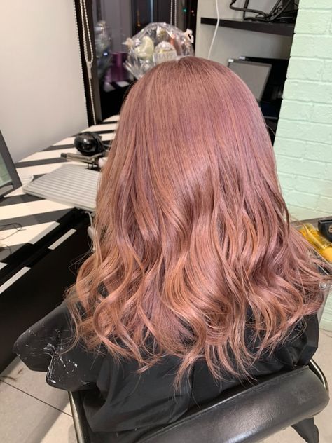 Dusty Orange Hair, Ash Blonde Pink Hair, Rose Ash Hair, Caramel Pink Hair, Pink Toned Brown Hair, Dusty Rose Pink Hair, Ash Pink Brown Hair, Ash Pink Hair Color, Ash Orange Hair