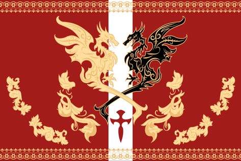 Fantasy Flag Design, Fantasy Flag Concept Art, Flag Design Ideas, Fantasy Flag, Fantasy Flags, Empire Flag, House Sigil, European Flags, Fantasy Map Making