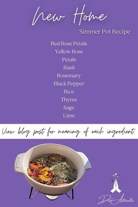 new home cleanse Simmer Pots, Simmer Pot Recipes, Home Cleansing, Cleansing Energy, Simmer Pot, Kitchen Witchery, Magic Herbs, Oil Diffuser Recipes, Herbal Healing