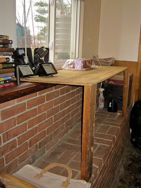 Expanding a Window Sill With a Two Legged Table Extended Window Sill, Table Under Window, Extended Window, Diy Window Sill, Nashville House, Window Table, Extension Table, Diy Window, Through The Window