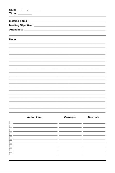 Getting started in Print-on-demand business but hate having to spend a long time setting up your digital content? Here is a perfect option to just upload your template and go! Included are meeting notes (inner content) template for creating a meeting note journal in Canva. First page is customizable or use as-is. Pages have been duplicated up to 120 pages (saving time in not having to do so) however delete or duplicate as needed. The template was created in 7x10 size. Note Journal, Content Template, Meeting Notes Template, Meeting Minutes, Notes Journal, Meeting Notes, Notes Template, Saving Time, Business Meeting