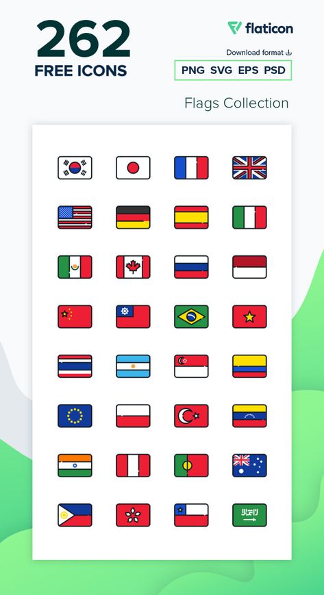 Download now this free icon pack from Flaticon, the largest database of free vector icons #flaticon #icon #region #country #nation Flags Design, Country Flags Icons, Free Icons Png, Life Skills Activities, Flag Icon, Travel Icon, Free Icon Packs, Pink Instagram, Rounded Rectangle