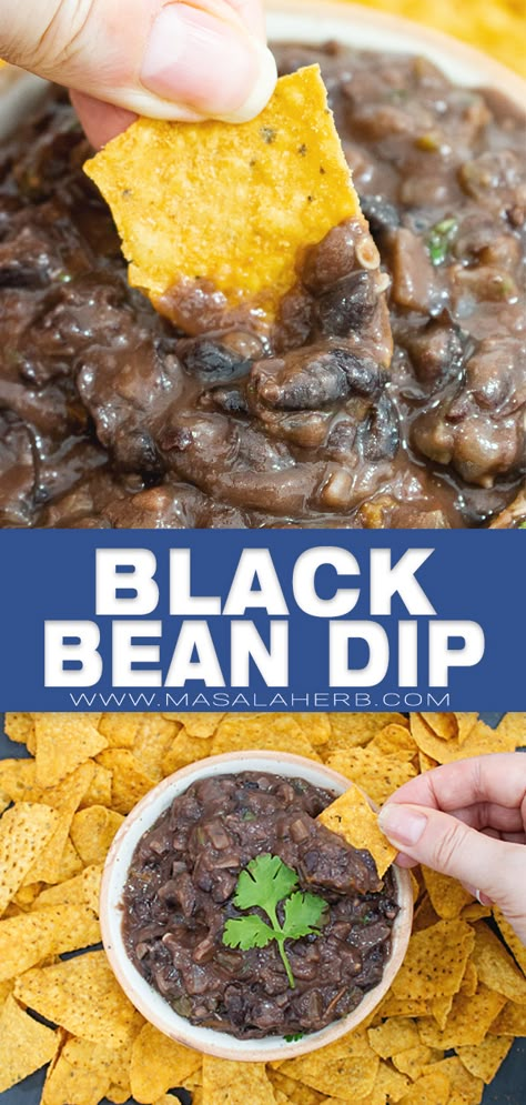 Spicy Black Bean Dip Recipe, Cooked Black Beans, Black Bean Dip Recipe, Bean Dip Recipe, Sweet Appetizer, Bean Dip Recipes, Black Bean Dip, Spicy Dip, Meat Appetizers