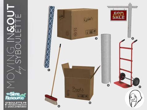 Bubble Wrap Roll, Sims 4 Cc Hair, Sims 4 Clutter, Sims House Plans, Moving Boxes, Sold Sign, Sims 4 Cc Packs, Sims 4 Cc Furniture, Best Sims