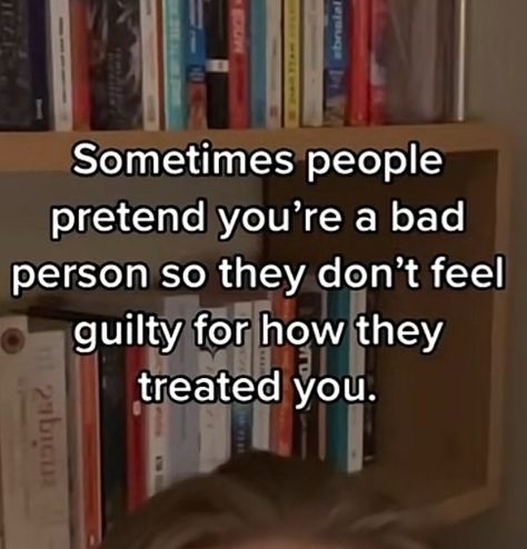 sometimes people pretend you're a bad person so they don't feel guilty for how they treated you You’re Not A Bad Person, I Am Bad, Love My Mom, Bad Memes, Inspiring Thoughts, Stand Up For Yourself, Cute Sayings, Quotes And Poems, The Diary