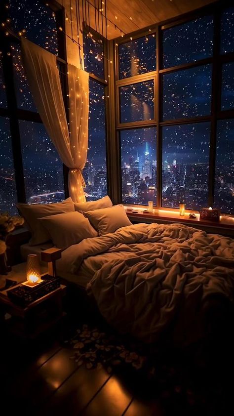 Bedroom Aesthetic Cozy, Winter Bedroom, Bedroom Decor Cozy, Christmas Decorations Bedroom, Romantic Bedroom, Christmas Bedroom, Cozy Room Decor, Aesthetic Rooms, Cozy Place