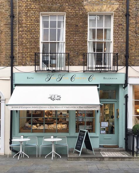 The Fine Cheese Co London Cafe Apartment Exterior, Bakery With Apartment Above, Corner Cafe Exterior, Scandinavian Exterior, Perspective Architecture, Nantucket Cottage, Cafe Apartment, Cafe Exterior, Cafe Counter