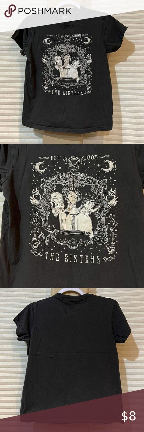 Disney Hocus Pocus "The Sisters" Women's: Small T-shirt