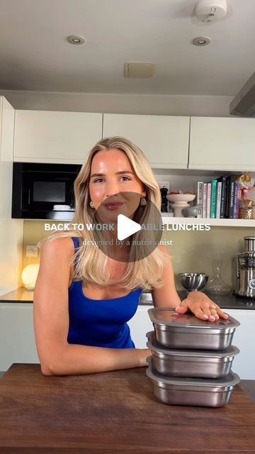 Emily English on Instagram: "BACK TO WORK/SCHOOL OR UNI PREPABLE LUNCH IDEAS 
 
AD I always love coming up with easy, quick, healthy lunch ideas that you can prep, pack and take on the go that are going to leave you full, and energised using some of my selections from M&S Eat Well range. Whenever you see M&S products that have the Eat Well flower, it lets you know they have a health benefit and support a balanced diet.
 
First up I made speedy chicken sausage apricot koftas. The mince is already seasoned so i roll them up, airfry or bake and pair with a fresh tabouleh style salad using the M&S grain packs for diversity and a high protein tzatziki with the M&S Collection Greek Yogurt.
 
Next, I made my sushi-style salad. I save time by opting for the M&S pre-cooked Sweet Chilli Salmon as my Cold Lunch Box Ideas For Adults, High Protein Lunch For Work, Make Ahead Lunches For Work, Uni Lunch Ideas, Adult Lunch Box Ideas, Sweet Chilli Salmon, Work Lunch Meal Prep, Quick Healthy Lunch Ideas, Healthy Work Lunch