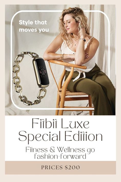 See how jewelry gets smart with a tracker that doubles as a timeless accessory and features a vibrant color display
Special Edition comes with a gold stainless steel Parker Link Bracelet from the timeless jewelry brand Gorjana and a peony classic band (small & large)
Get better sleep to power your days with sleep tracking and sleep Score in the Fitbit app
Feel a Buzz when you reach your target heart rate zones, while you earn active zone minutes.Operating temperature: -4° to 113°F Fitbit Luxe, Wellness Tracker, Fitness And Wellness, Cool Tech Gadgets, Smart Watches Men, Fitness Tracker, Fitbit, Smart Watch, Stainless Steel