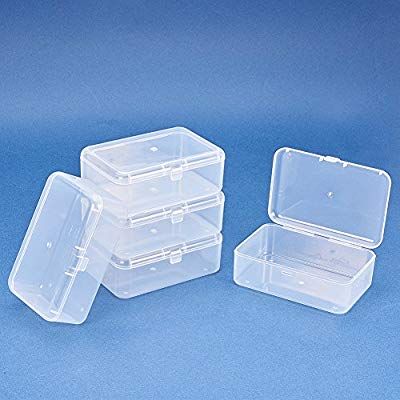 Tiny Containers, Mini Box Storage, Small Plastic Container, Makeup Storage Clear Containers, Tiny Plastic Case, Small Plastic Containers, Safe Box, Bead Organization, Bead Storage