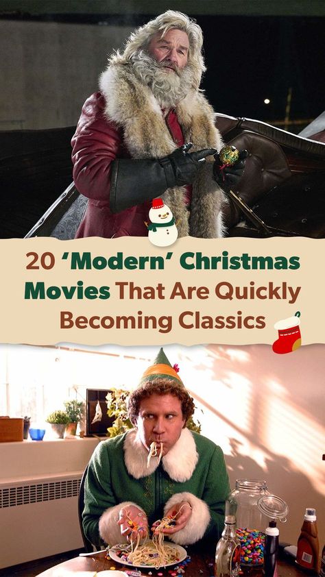 Check out these contemporary holiday films that capture the spirit of Christmas! #ChristmasMovies #HolidayMovies #ChristmasFilm Santa Claus The Movie 1985, Xmas Movies List, The Holiday Movie Aesthetic, Old Christmas Movies, Teenage Movie, Funny Christmas Movies, Family Christmas Movies, Best Christmas Movies, Christmas Films