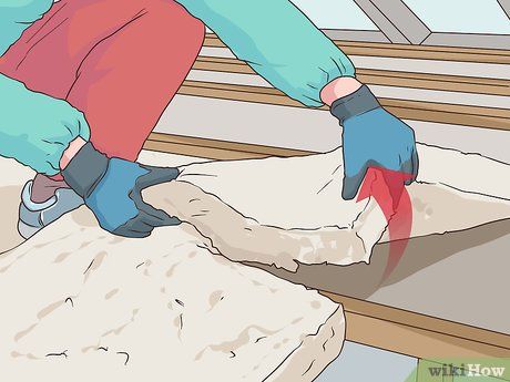 How to Floor an Attic: 14 Steps (with Pictures) - wikiHow Attic Flooring Diy, Attic Truss, Attic Floor, Attic Doors, Plywood Floor, Attic Flooring, Home Insulation, Plywood Flooring, Attic Room