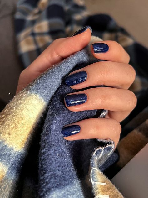 Blue Shorts Nails, Glitter Navy Blue Nails, Blue Shine Nails, Navy Blue Glitter Nails, Navy Glitter Nails, Dark Blue Sparkly Nails, Navy Chrome Nails, Dark Blue Chrome Nails, Blue Sparkly Nails