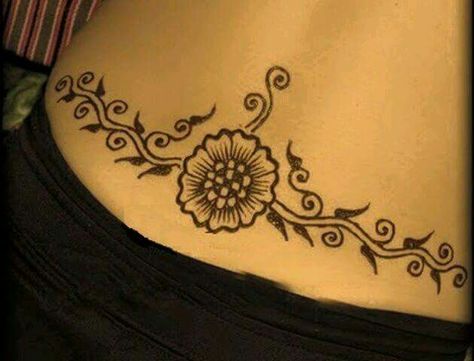 Mehndi Inspiration, Body Henna, Best Mehndi Design, Belly Button Tattoo, Back Henna, Art For Women, Henna Inspired Tattoos, Girl Back Tattoos, Henna Ideas