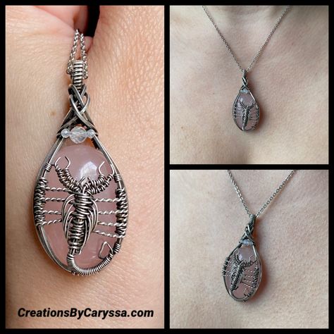 Celestial Style Wire Wrapped Pendant Jewelry, Luxury Wire Wrapped Spiritual Jewelry, Copper Wire Scorpion Diy, Scorpion Wire Wrap, Scorpion Wire Sculpture, Wire Work, Wire Crafts, Wire Wrapped Jewelry, Wire Jewelry