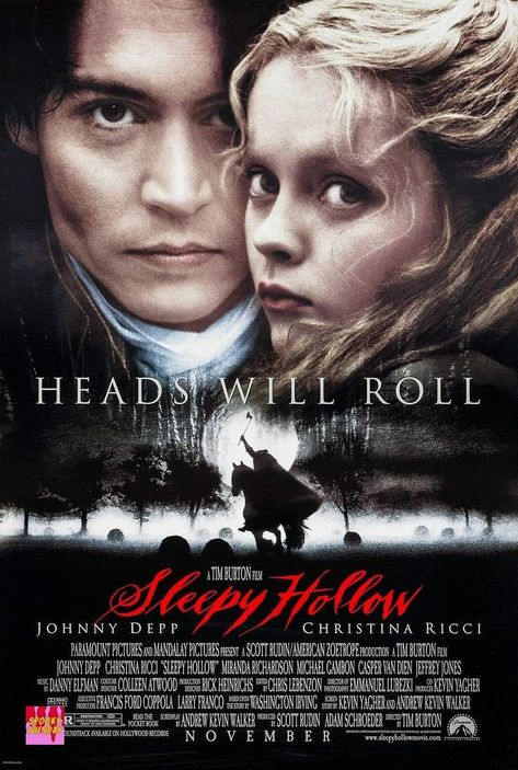 Sleepy Hollow Movie, Michael Urie, Casper Van Dien, Sleepy Hollow 1999, Tim Burton Johnny Depp, Sleepy Hallow, Miranda Richardson, Ichabod Crane, Colleen Atwood