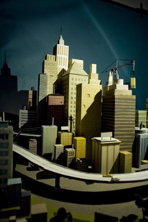 40 Incredible Examples Of Cardboard City Art - Bored Art Recycle City, Toy City, Miniature Cardboard, Cardboard City, Bored Art, Alternative Fuel, Model City, Paper City, City Model