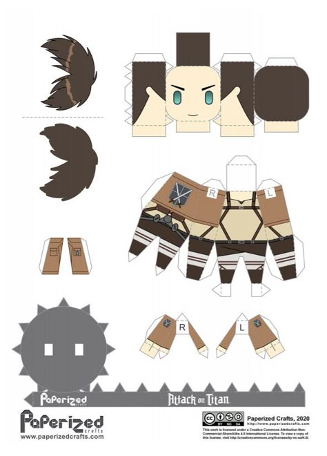 Anime Diys, Anime Crafts Diy, Anime Paper, 3d Paper Art, Paper Toys Template, Anime Printables, Paper Doll Template, Anime Decor, Papercraft Templates