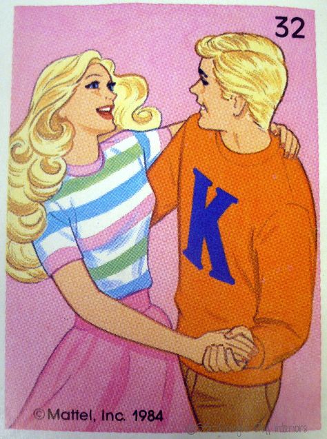 Barbie And Ken Drawing, Ken Drawing, Barbie Coloring Book, Barbie Illustration, Barbie Dance, Ken And Barbie, 1980s Barbie, Barbie 80s, Ken Barbie