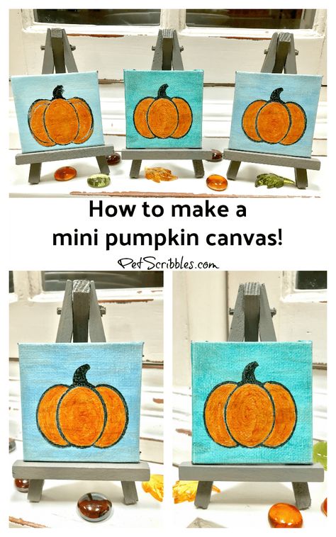 Draw A Pumpkin, Pumpkin Canvas Painting, Cloud Painting Acrylic, Pumpkin Paintings, Activities Director, Art Yarn Weaving, Canvas Art Painting Acrylic, Fall Canvas Painting, Kids Canvas Art