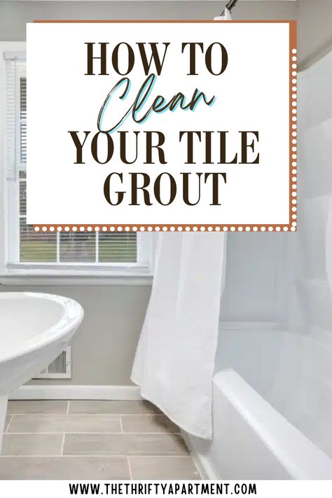 Learn how to clean tile grout effectively with simple methods to restore its original shine and keep your floors looking fresh!#TileCleaning #GroutCleaning #HomeHacks #CleaningTips #DIYHomeCleaning Natural Grout And Tile Cleaner, How To Clean Tile Grout Floors, Best Way To Clean Shower Tile And Grout, How To Clean Bathroom Grout, Floor Grout Cleaner Diy, Diy Grout Cleaner Tile Floors, Clean Shower Tile And Grout, How To Clean Bathroom Tiles, Cleaning Grout In The Shower Tile