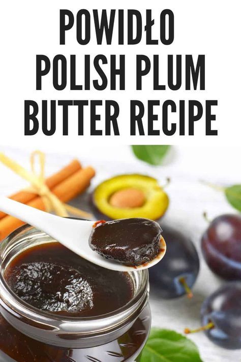 Plum Butter Recipe, Polish Foodies, Plum Butter, Plum Jam Recipes, Preserving Vegetables, Pressure Canning Recipes, Plum Jam, Slow Cook, Ice Cream Toppings