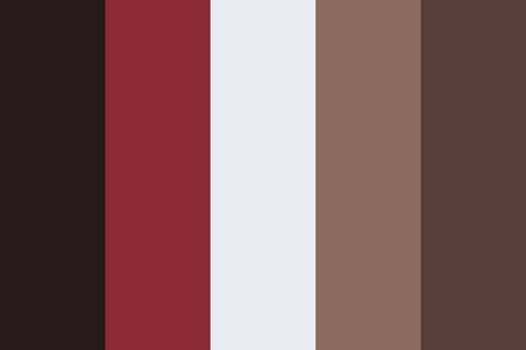 Dark brown color palette Black Red Brown Colour Palette, Red And Brown Color Scheme, Coral Brown Color Palette, Red Black Brown Color Palette, Brown And Red Colour Palette, Red Vintage Color Palette, Red White Brown Color Palette, Red Brown Colour Palette, Color Pallete With Brown