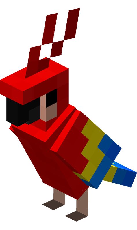 Minecraft Skins Creeper, Parrot Png, Minecraft Pfp, Minecraft Png, Minecraft Stickers, Tame Animals, Parrot Flying, Parrot Drawing, Minecraft Images