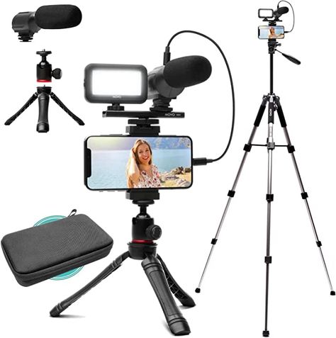 Vlogging Equipment, Youtube Journey, Vlogging Kit, Phone Tripod, Adjustable Desk, Phone Mount, Computer Technology, Content Creators, Camera Accessories