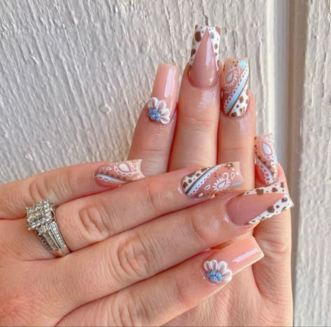 Country Acrylic Nails, Rodeo Nails, Cowboy Nails, Concert Nails, Western Nails, Boho Nails, Country Nails, Cow Nails, Winter Nails Acrylic