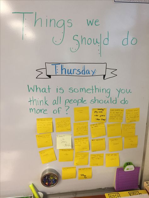 Whiteboard Prompt Thursday, Thoughtful Thursday Activities, Thursday Whiteboard Message, Thursday Whiteboard Prompt, Think About It Thursday, Morning Questions, Whiteboard Activities, White Board Messages, Whiteboard Questions