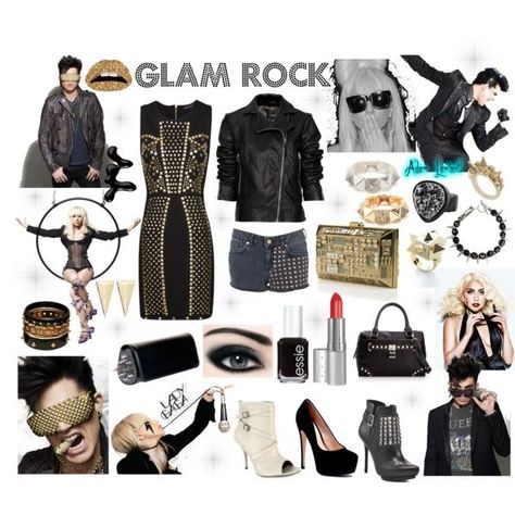 Glam Rock Outfit For Women, Hope Rocks, Glam Rock Outfits, Eighties Fashion, Sparkly Boots, Outfit Rock, Micro Shorts, Rock Outfit, Rock Outfits